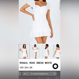 White Princess Polly dress